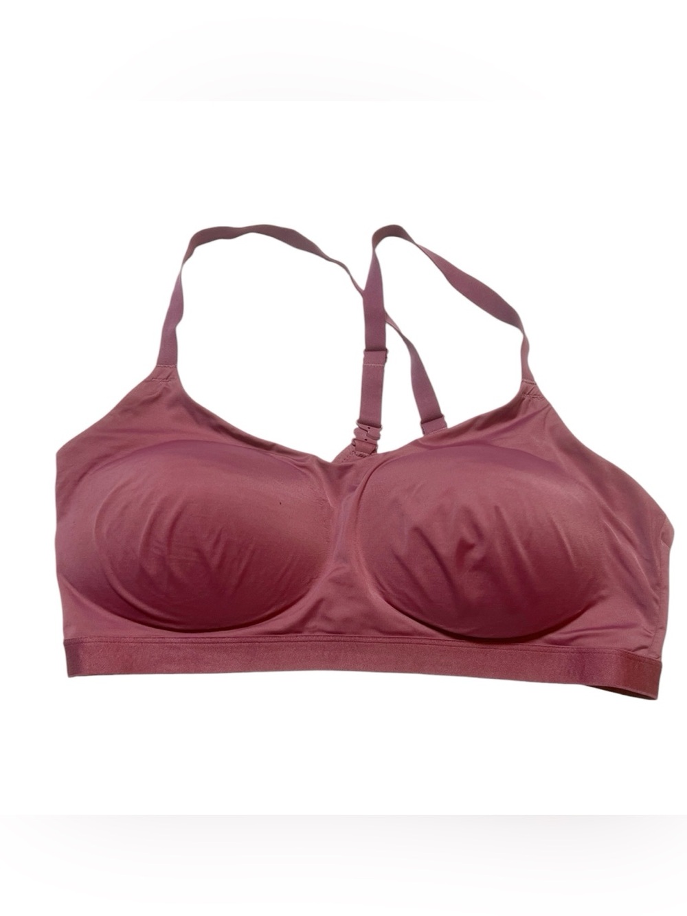 Warners All You Need wireless t-shirt bra in dusty cranberry size XL